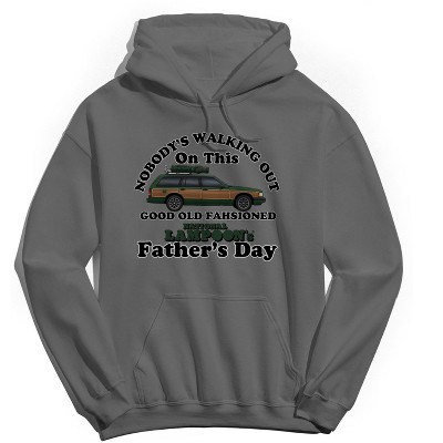 National Lampoon Men's Nobodys Walking Out Father'S Day Long Sleeve Graphic Cotton Sweatshirt Hoodie