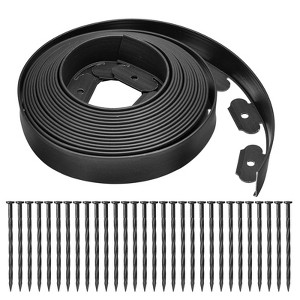 Unique Bargains Flexible Durable Maintenance-Free DIY Landscape Edging 1 Pc - 1 of 4