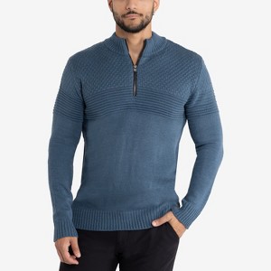 X RAY Men's Quarter-Zip Pullover Sweater - 1 of 4