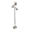 64" Traditional 3 Light Metal Floor Lamp with Adjustable Spotlight Shades - Creekwood Home - 4 of 4