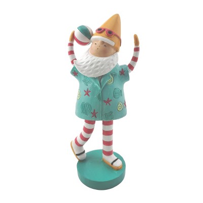 Beachcombers Beach Gnome W/Beach Ball Figurine
