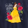 Boys' - Disney - Belle Be True Be You Graphic Long Sleeve Fleece Sweatshirt - 2 of 4