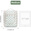 Narwey Small Checked Hanging Travel Toiletry Bag - 4 of 4