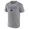 NCAA Kansas State Wildcats Men's Heather Poly T-Shirt - image 2 of 3