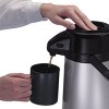 Thermos 2 Quart Glass Vacuum Insulated Pump Pot - Gray Metallic - 3 of 3