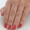 Pompeii3 1/4ct 14K Yellow Gold Diamond Wedding Anniversary Ring Band - 4 of 4
