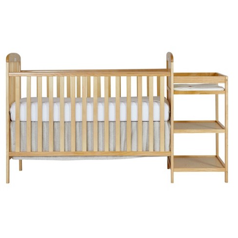 Dream On Me Anna 4 In 1 Full size Crib And Changing Table Combo In Natural Target