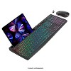 SAHARA - Rechargeable Silent Wireless Keyboard & Mouse Combo - 106 Keys, RGB Backlight - Black - 4 of 4