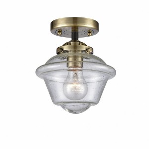Oxford - 1 Light Semi-Flush Mount In Industrial Style-8.13 Inches Tall and 7.5 Inches Wide - 1 of 1
