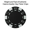 Poker Chips – 100-Piece Set of 11.5-gram Blackjack Chips with Dice Design by Trademark Poker (Black) - 3 of 4