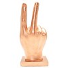 Adam & Friends Peace Sign Sculpture - 3 of 4