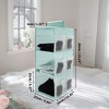 Unique Bargains 3-Shelf Closet Hanging Organizer with Magic Tapes - image 2 of 4