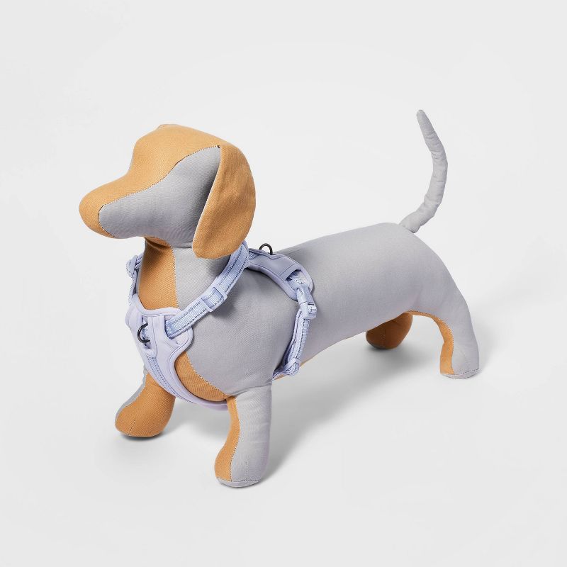 Reflective + Comfort Adjustable Dog Harness - Lilac - Boots & Barkley™, 1 of 12