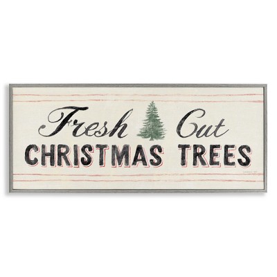 Stupell Industries Fresh Cut Christmas Trees Vintage, 30" x 13"