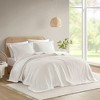 Sapphtopaz 3 Pcs Cotton Comforter Set Cozy Bedding Set, Bedspread Set Premium Cotton Poly Blend, 1 Bedspread, 2 Pillow Shams, Machine Washable - 3 of 4