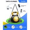 Mastgoal Sturdy & Comfortable 43 Inch Saucer Tree Swing Flying Indoor Outdoor Play Set Swing for Kids - 3 of 4
