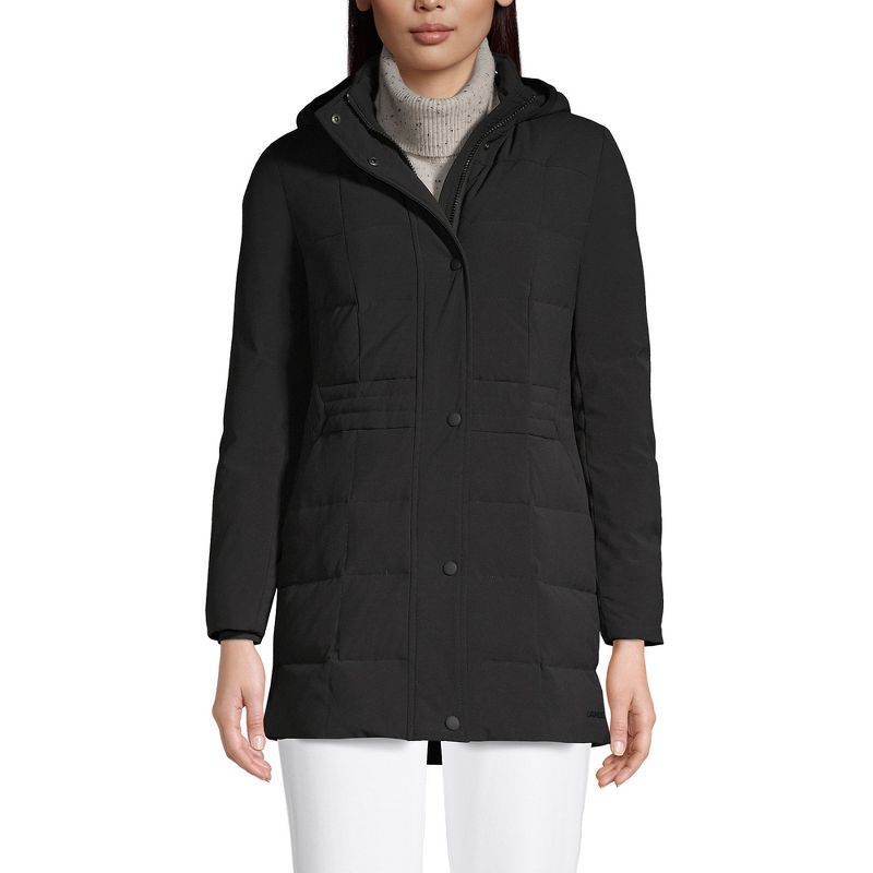 Lands' End Women's Quilted Stretch Down Coat, 1 of 8
