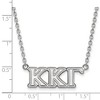 Black Bow Jewelry Sterling Silver Kappa Kappa Gamma Greek Life Necklace 18 Inch - 3 of 4