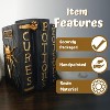 4E's Novelty Resin Spellbook Prop - 5” Hocus Pocus Book of Spells for Centerpiece Halloween Table Decor, Small Hocus Pocus Spell Book for Mantle - 4 of 4
