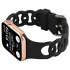 HTUTWOO Apple Watch Band Breathable Silicone Circles Sport Strap 44/45/46/49mm, Fadeless for iWatch Series 10 9 8 7 6 5 4 3 2 1 SE Ultra - 3 of 4