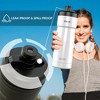 Clean Bottle Sport 20 Insulated Bike Water Bottle with Easy Clean Cap and Easy Squeeze Design, White - 2 of 4