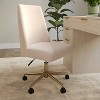 Martha Stewart Maeve Upholstered Office Chair - 2 of 4