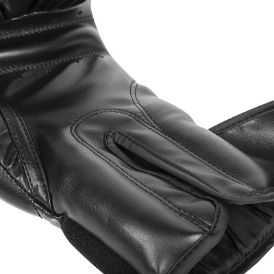 Venum Black Synthetic Leather Boxing Gloves - 16 oz
