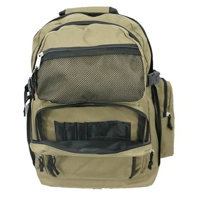 K-CLIFFS Large Backpack Student School Bookbag Big Travel Hiking Daypack with Safe Reflective Strip Black 20 pcs — фото 7