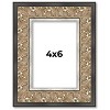 PosterPalooza | Photo Size Ornate Silver Picture Frame - UV Acrylic, Foam Board Backing, Hanging Hardware - 2 of 4