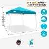 EAGLE PEAK Slant Leg Pop-up Canopy Tent Easy One Person Setup Instant Outdoor Beach Canopy Folding Portable Sports Shelter - 3 of 4