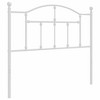 vidaXL White Metal Headboard - Stylish and Durable Steel Construction - Suitable for 39.4" Mattress - Bedroom Furniture - 2 of 4