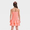 Girls' Drop Waist Strappy Tiered Dress - art class™ - 2 of 3