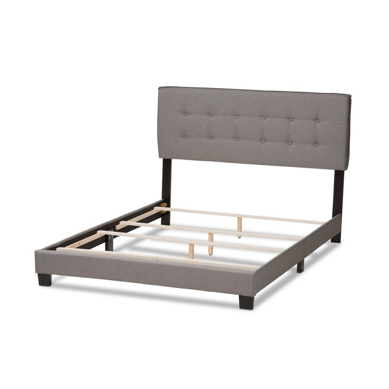 Audrey Modern And Contemporary Fabric Upholstered Bed - Baxton Studio, 4 of 12
