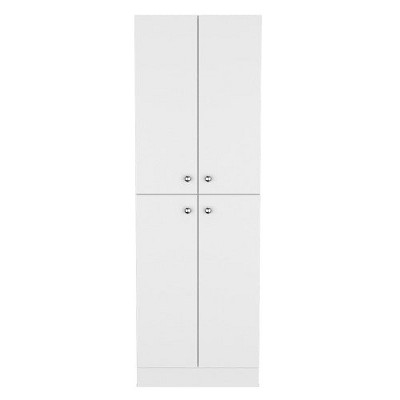 LunaLulinlk Kitchen Pantry Storage Cabinet 71" Height, With 4 Doors, 5 Adjustable Shelves, Freestanding Cupboard for Dining Room Living Room, Laundry