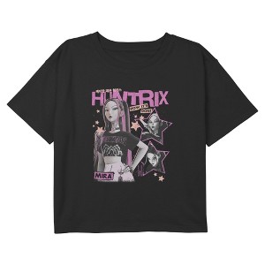Girls KPop Demon Hunters Show How It's Done Mira Stars Cropped T-Shirt - 1 of 3