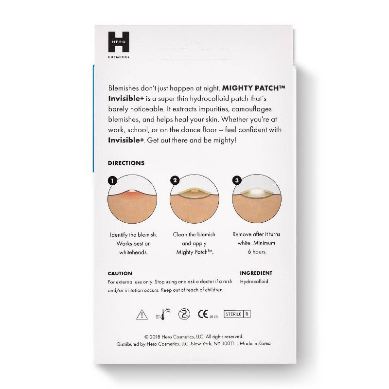 Hero Cosmetics Mighty Patch Invisible Acne Pimple Patches - 39ct, 3 of 13