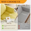Gerrico 89" 3 Seater Sofa Couch with Deep Seats, Upholstered Sofa with Armrests, Comfy Couches for Living Room, Apartment and Office - 2 of 4