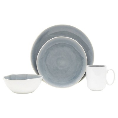 Baum Bros. 16pc Stoneware Tranquil Dinnerware Set
