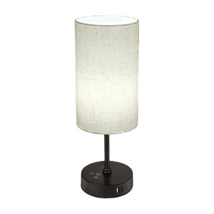 Itopfox Table Lamp with 3 CCT & RGB Color Changing, Stepless Dimmable Bedside Light for Reading, Ambience Nightstand Lamp for Home Decor Party - 1 of 4