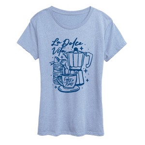 Women's - Emily in Paris - La Dolce Vita Short Sleeve Graphic T-Shirt - 1 of 3