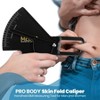 MEDca Pro Skinfold Caliper & Body Measurement Tape – Precision Body Fat Tool with BMI Chart for Men & Women to Track Weight Loss and Fitness Goals - 2 of 4