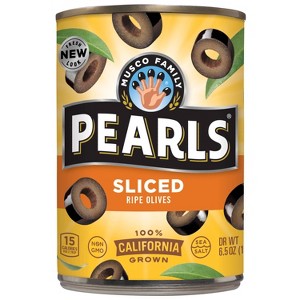 Pearls Sliced California Ripe Olives - 6.5oz - 1 of 3