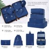 Travel Spinner Luggage Set with TSA Lock Expandable Hardside Suitcases 16" 20" 24" 28" and Tote Bag - Cuddlewood - 2 of 4