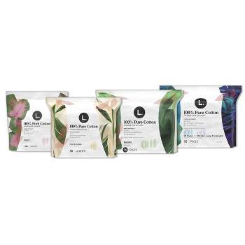 L . Organic Cotton Topsheet Pads & Panty Liners Collection