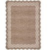 Scalloped Edge Area Rugs Modern Washable Bordered Geometric Soft Rug for Living Room Bedroom - 4 of 4