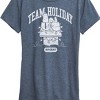 Women's - Peanuts - Snoopy Team Holiday Spirit Short Sleeve Graphic T-Shirt - 2 of 4
