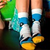 Blue Raccoon Socks (Ages 3-5) from the Sock Panda - 2 of 4