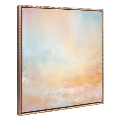 Tonal Abstract Pastel Canvas Print for Nursery