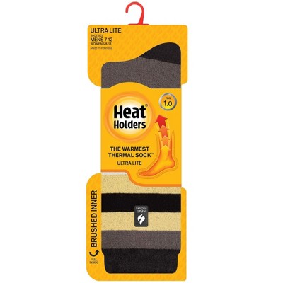 Heat Holders Men's Extra Long Winter Wool Socks – Knee High, 70% Wool, Fits Wellies (Size 39-45 EUR)