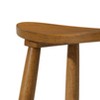 Maven Lane Luna Backless Wooden Kitchen Counter Stool 26" - 4 of 4
